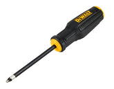 DeWALT DWHT65011 Screwdriver, #2 Drive, Square Drive, 8.35 in OAL, 4 in L Shank, Bi-Material Handle